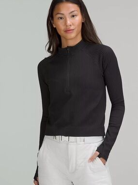 Lululemon Rest Less Cropped Half Zipped